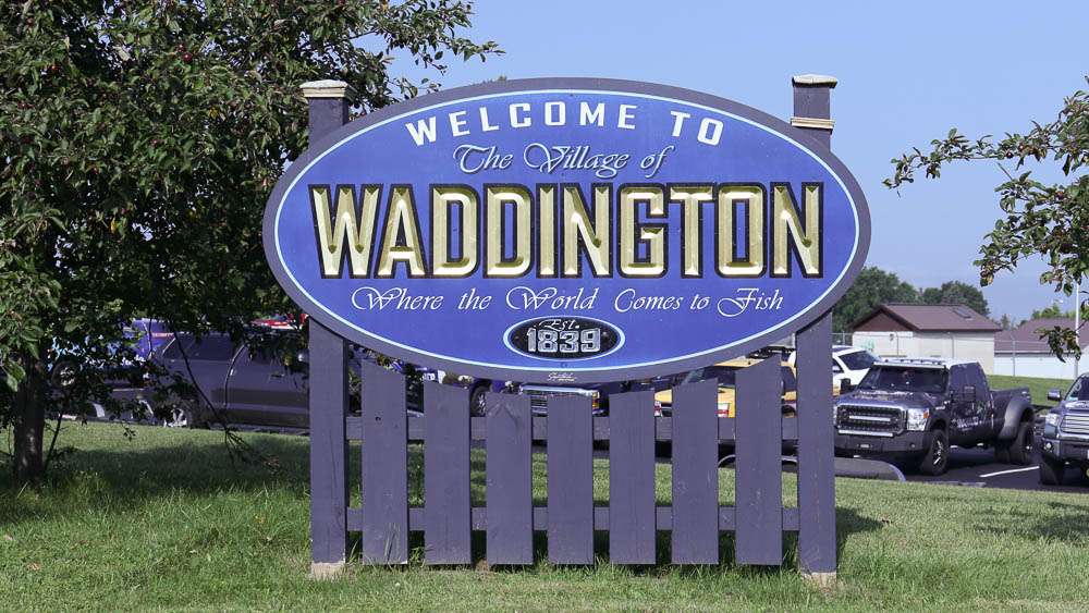 Welcome to Waddington, New York, home to this week's Huk Bassmaster Elite at St. Lawrence presented by Go RVing.