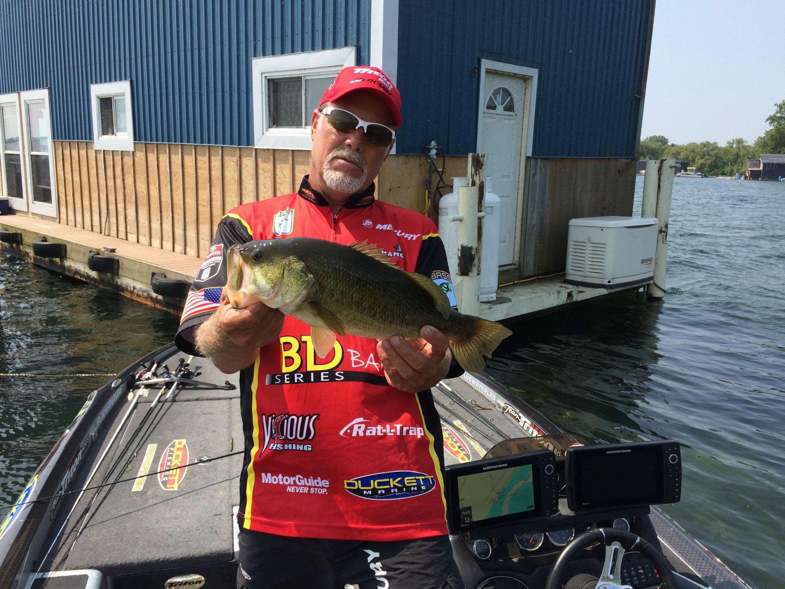 Duckett admiring a beautiful large mouth!