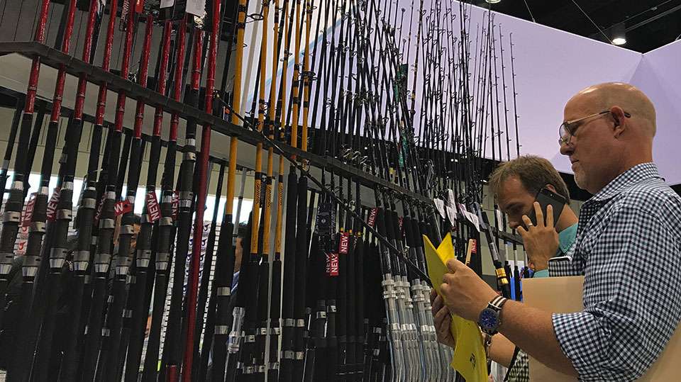 Over at Daiwa, it looks like thereâs some serious business being conducted among the rod selections.