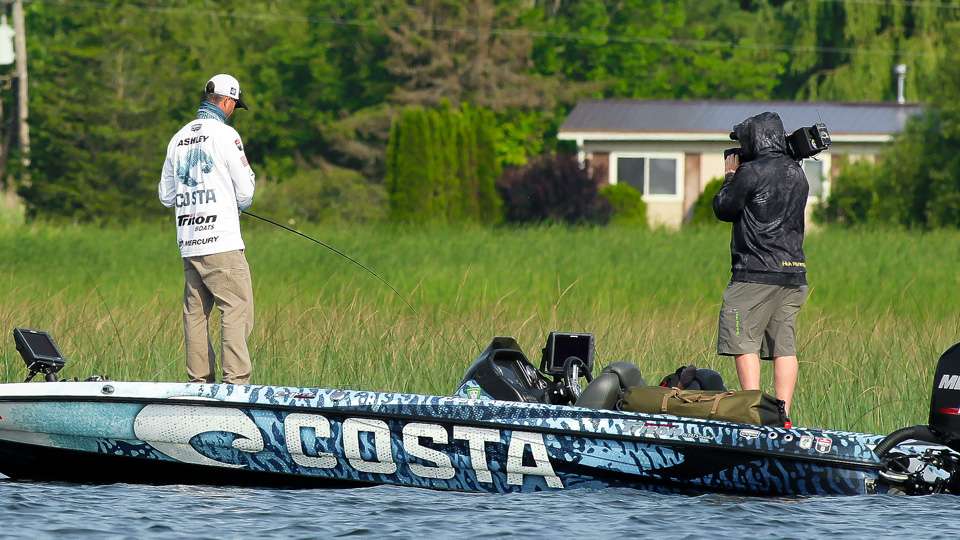 South Carolina pro Casey Ashley found success on the St. Lawrence River during Day 3 of the Huk Bassmaster Elite Series at St. Lawrence presented by Go RVing.