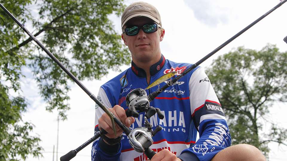 <b>Patrick Walters</b><br>
Patrick Walkers, a member of the University of South Carolina bass fishing team, used two lures to finish fifth. 
