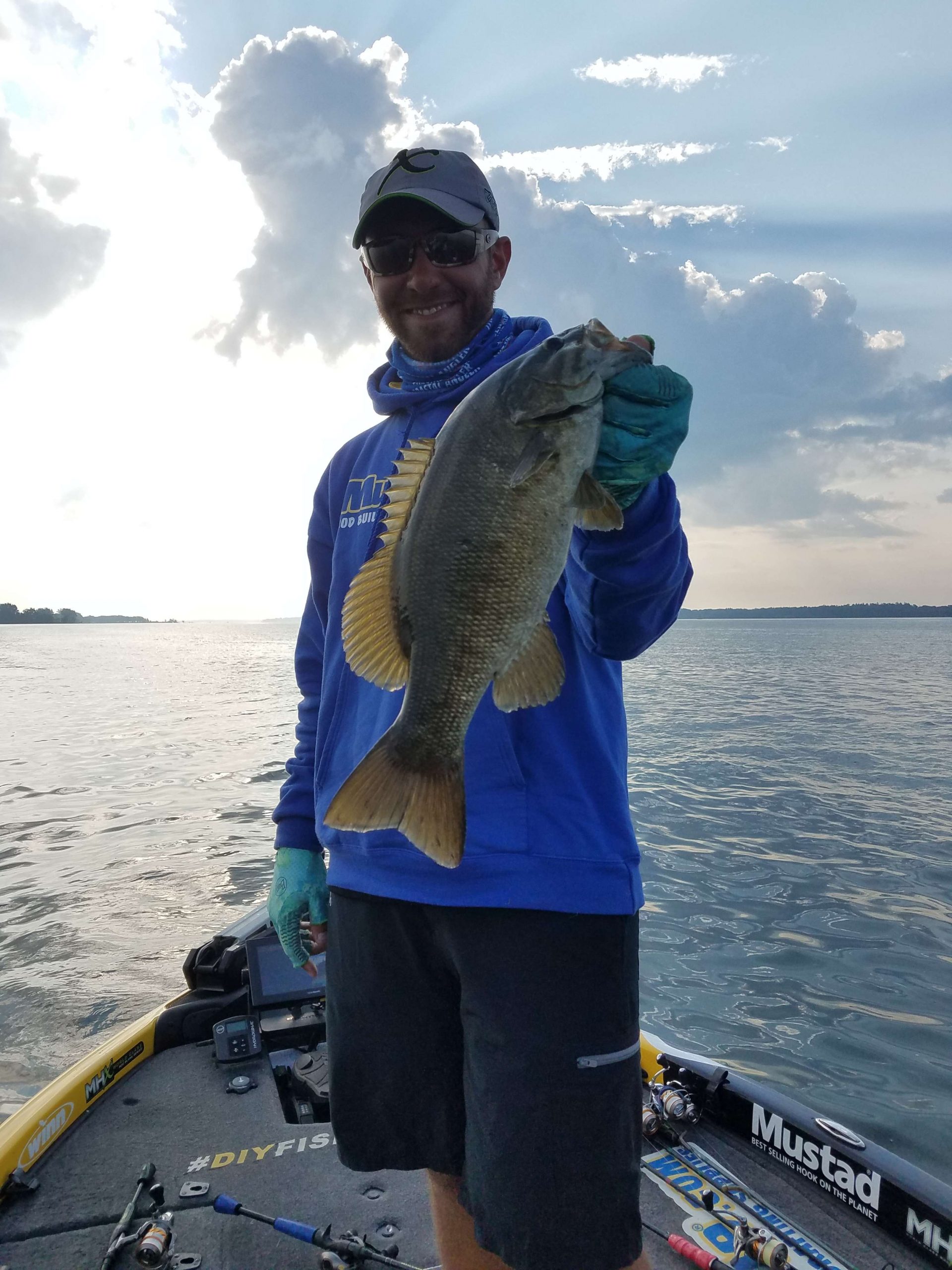 Nice St. Lawrence smallie, caught by Brandon Lester.