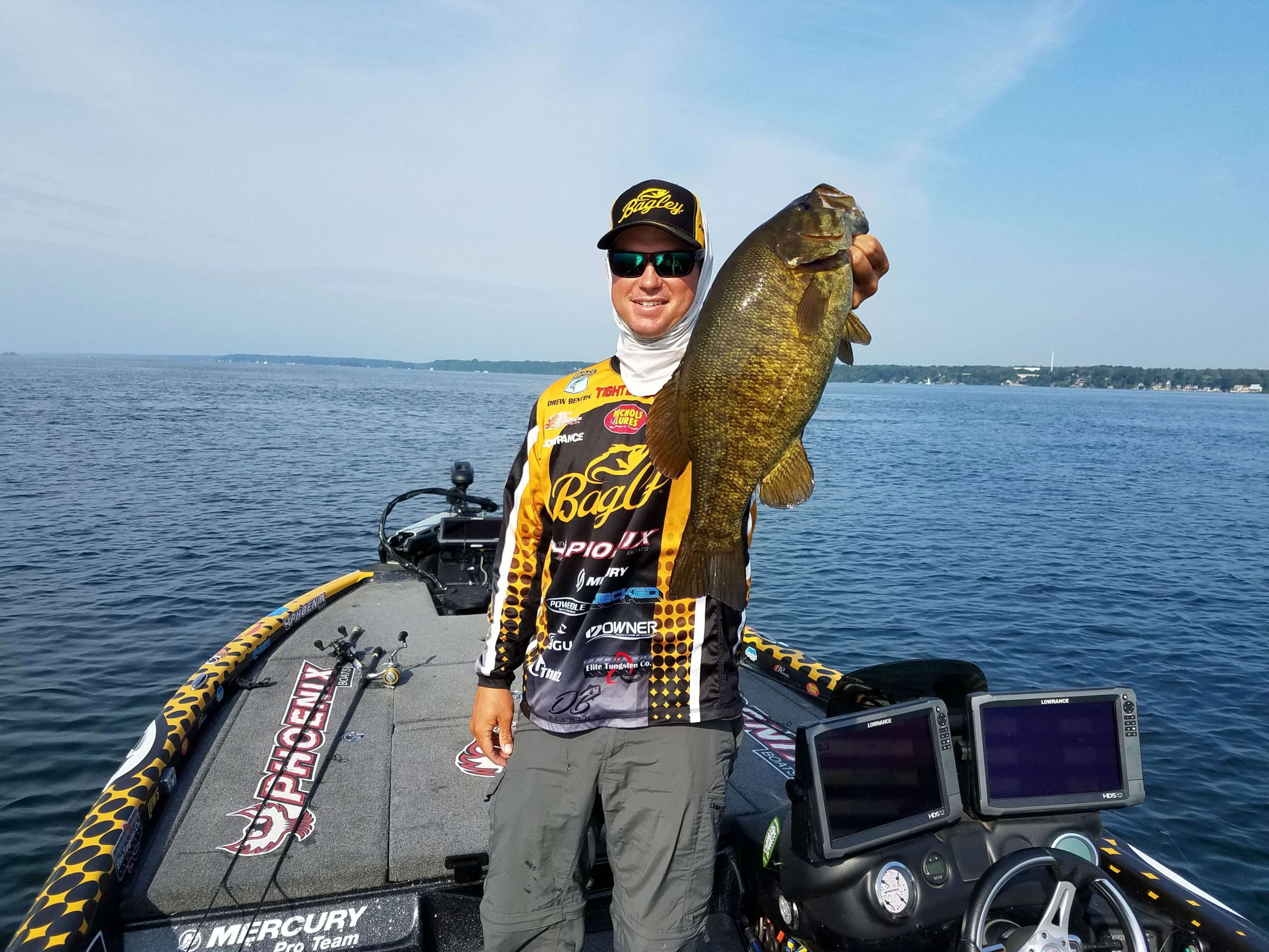 And here he is, St.Lawrence River small mouth at its finest for Drew Benton. 