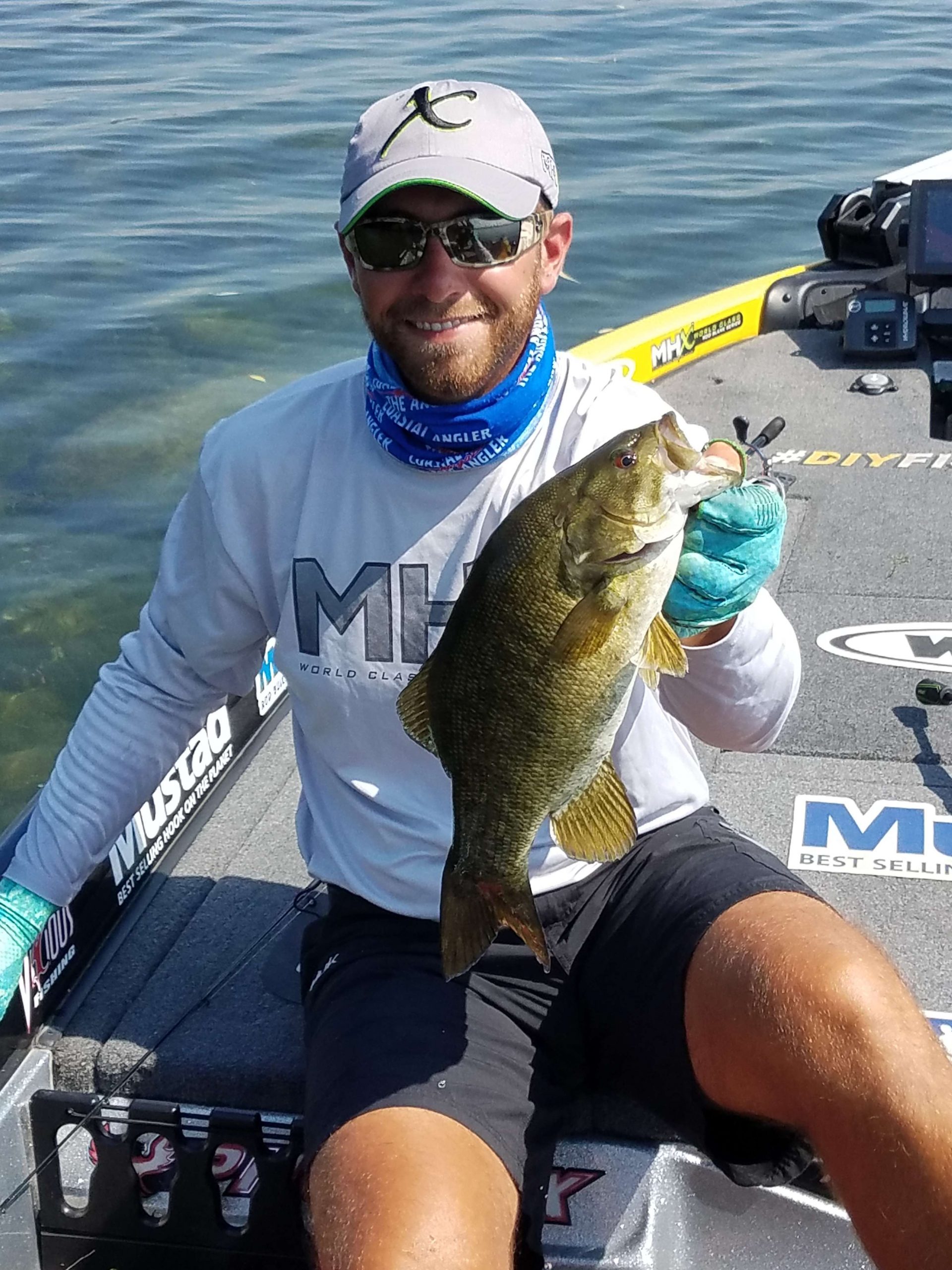 Brandon Lester with another nice small mouth.  