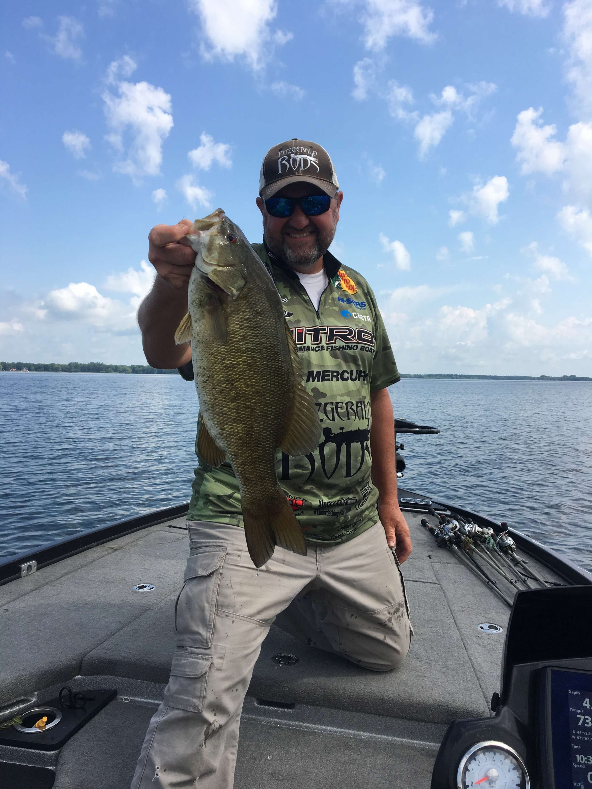 David Williams can catch fish and big ones too. 
