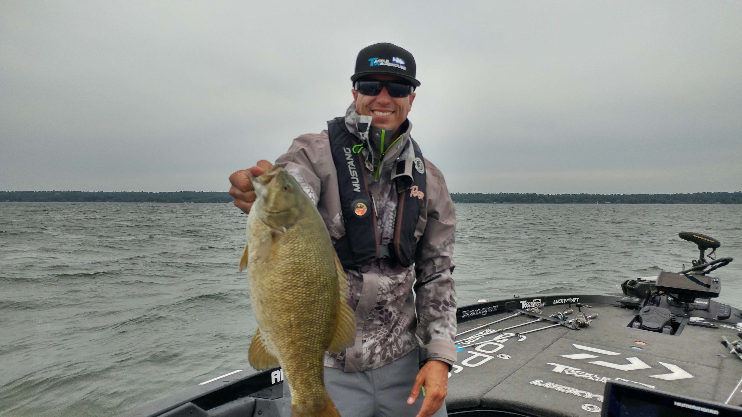 A beautiful Smallmouth! And another cull! Looking like he will have a good sack!