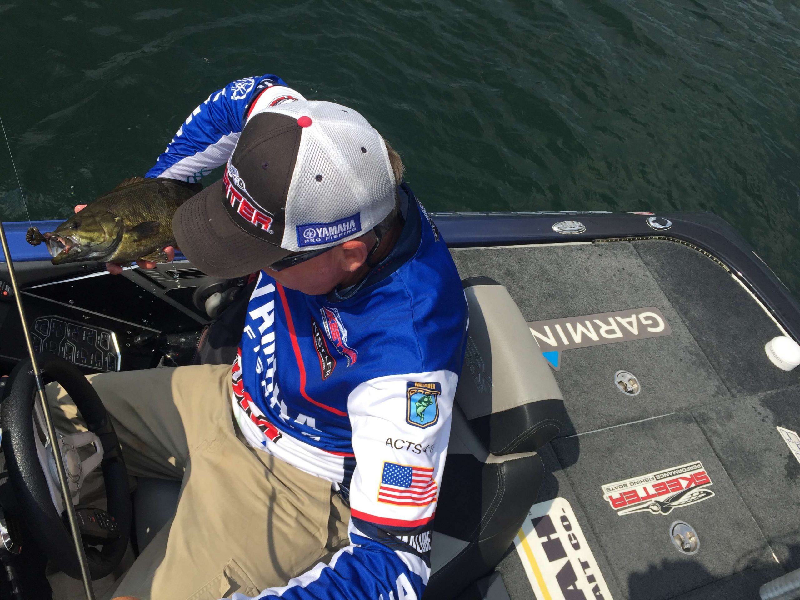 Alton Jones is catchin' em...