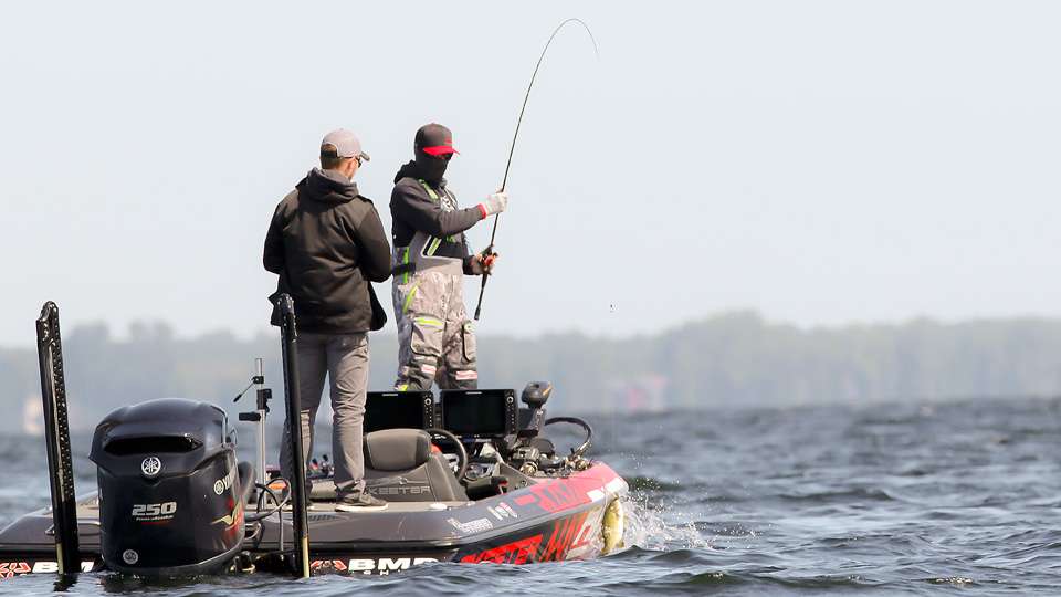 Catch up with Brandon Palaniuk on Day 2 of the Bassmaster Elite at Champlain presented by Dick Cepek Tires & Wheels!