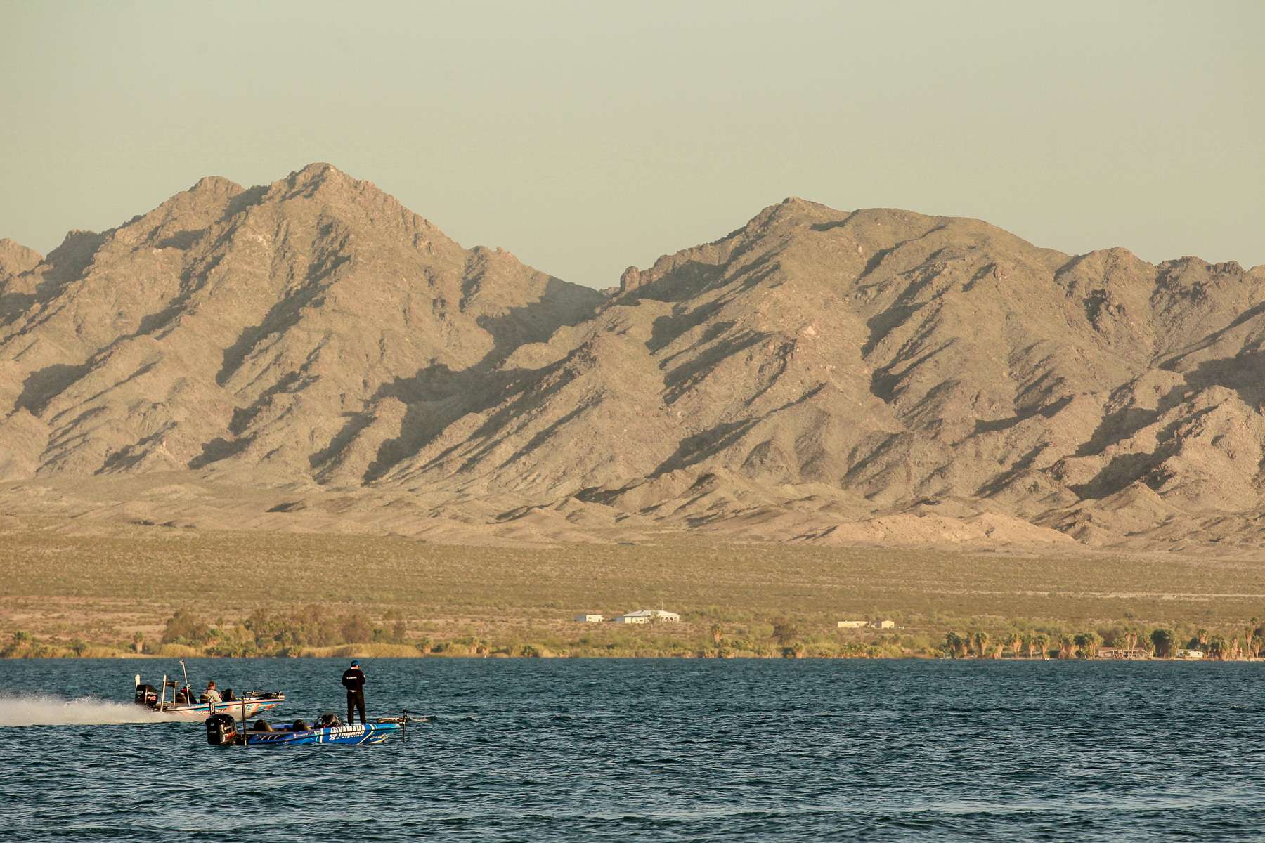 <h4>8. Lake Havasu, Arizona/California</h4> [19,300 acres] The Arizona Game and Fish Department, along with other stakeholders, has been adding artificial habitat here as part of a fisheries improvement program. And anglers are now benefiting from these efforts. With near-equal numbers of largemouth and smallmouth, you can successfully target the species of your choice. A new Colorado River waters smallmouth record for Arizona was set here in February with an impressive 6.28-pound fish.
