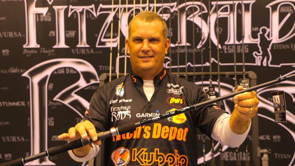Back to business with Cliff Prince. Florida bass in Florida grass need a big rod, Prince believes this Fitzgerald Titan HD Rod is the one to do the trick.