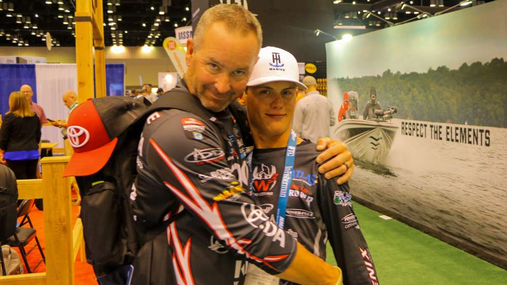 And making Bass Pro Shops Opens angler Sam George a tad uncomfortable.