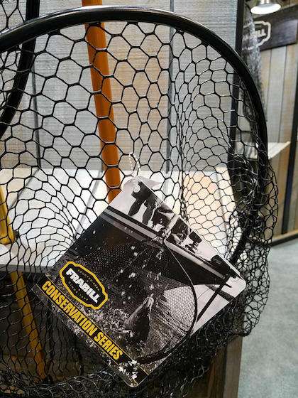 Frabillâs Conservation Series nets feature coated mesh bags and large diameter hoops.
