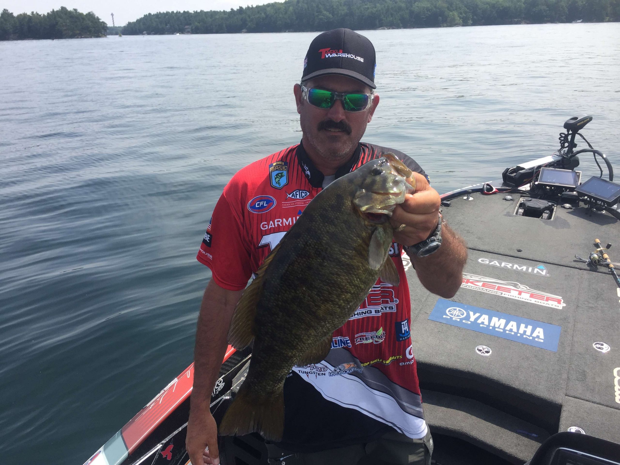 After a quick limit this morning, Jared Lintner went a while without catching many keepers, but he kept grinding and his patience paid off with this St. Lawrence River slab.