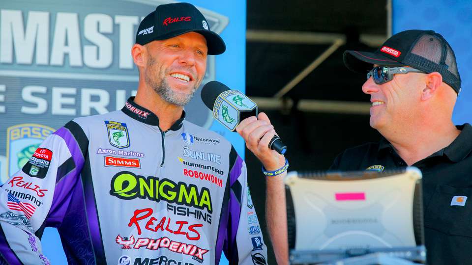Martens talks about his spectacular day and the changes he made from the first two days of the tournament.