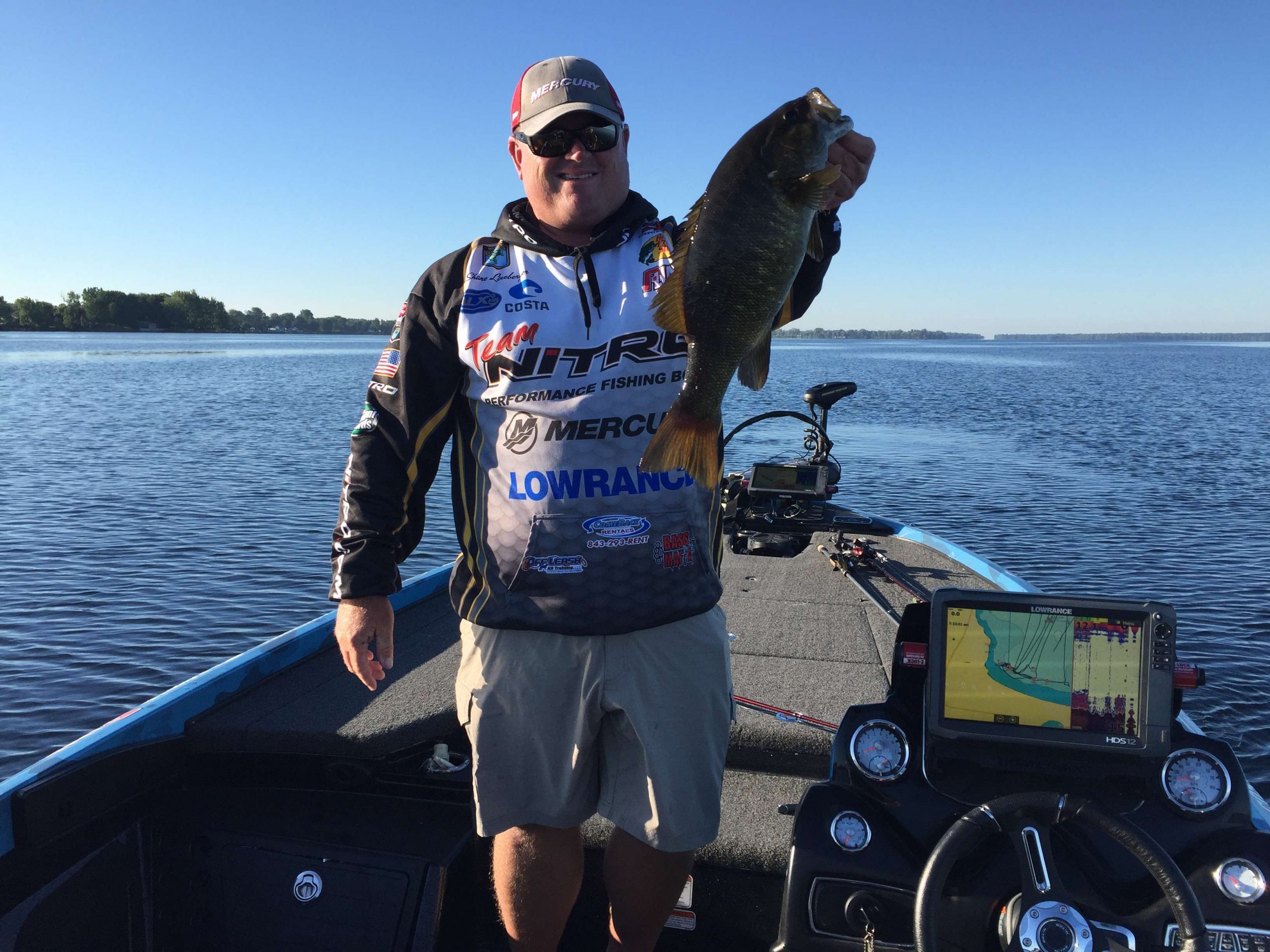 Shane Lineberger starts off with a nice Lake Champlain smallie!