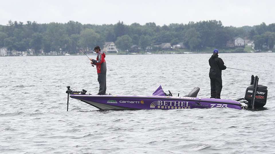 John Garrett only had 3 fish and was hoping to fill his limit off rock piles before weigh-in.