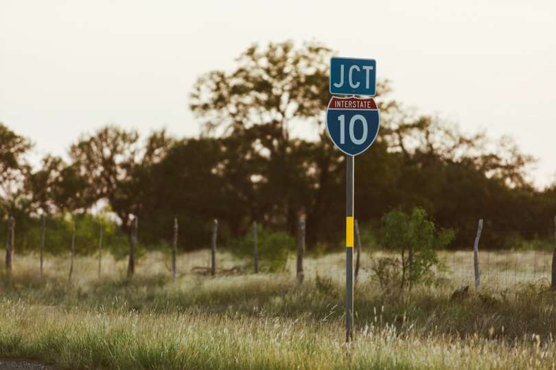 The route is simple, stay on I-10 East for 1,244 miles. 
