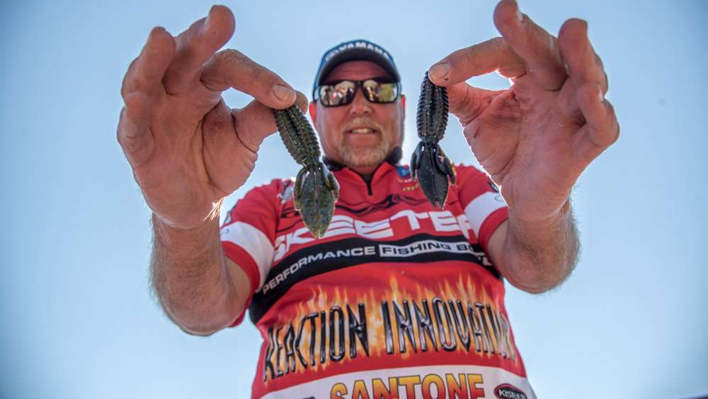 <b>Matt Herren</b><br>
To finish 13th, Matt Herren used this Reaction Innovations Sweet Beaver. He rigged that to 5/0 Haybusa FPP Straight Worm Hook and 1/2-ounce or 3/4-ounce Elite Tungsten Weights.

