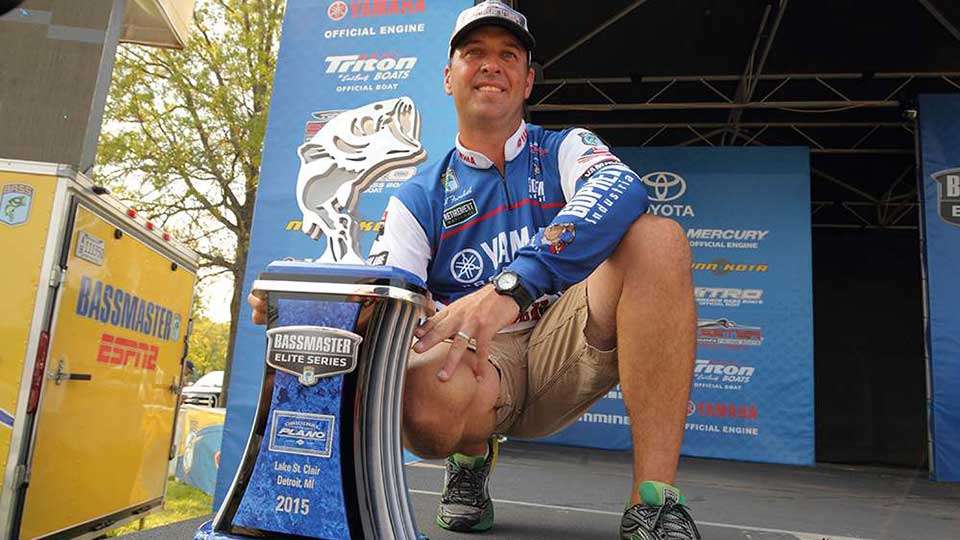 Todd Faircloth is the winner of the most recent event on St. Clair, taking the 2015 Elite event after a trying season. His string of nine consecutive Classics had been in serious jeopardy.