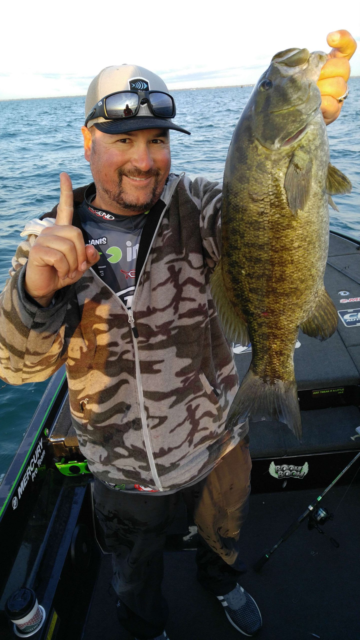 Fred Roumbanis catches a four plus on his first stop after 10 casts. Bulldogger for about 3 minutes. 