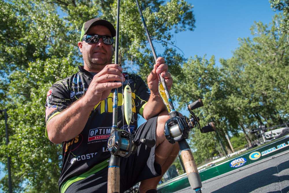 <b>Kelley Jaye</b><br>
Kelley Jaye used two topwater lures to finish fifth. The choices were a Heddon Saltwater Super Spook, chartreuse/clear and Megabass Ito Vision 110 Jerkbait, Perch.
