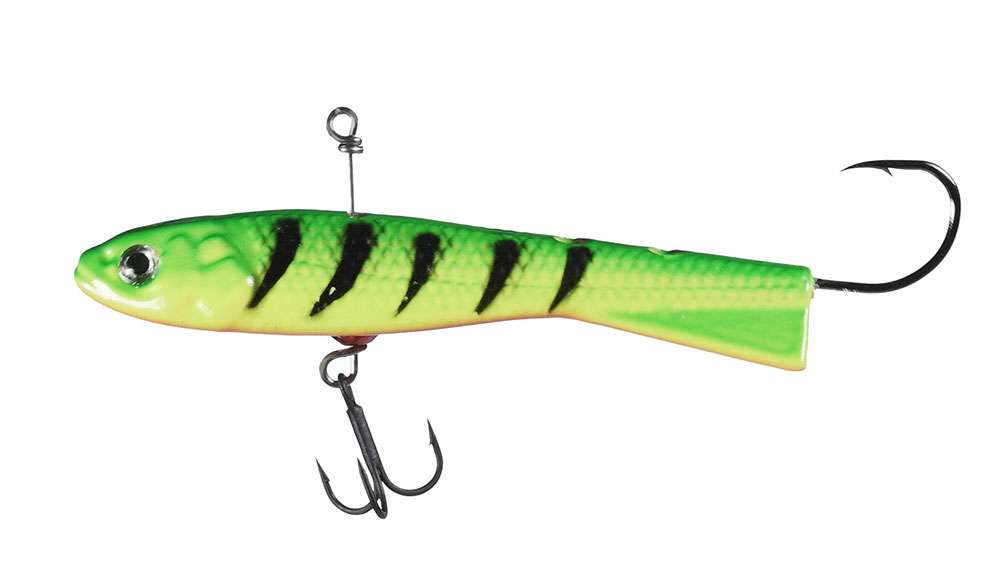 <p>Freedom Tackle Turnback Shad</p>  <p> The new Freedom Tackle Turnback Shad is the perfect vertical jig for open water or through the ice. The lure features a full metal body that swings freely on the metal line tie shaft. With a jerk of the rod the lure will dart off in random directions, turn around and swim back the other way. The glass beads on the metal shaft offer visual and audio attraction to compliment the beautifully sculpted metal body. Available in four sizes and eight colors including natural, glow and UV colors for any situation. MSRP: $6.99- $8.49 