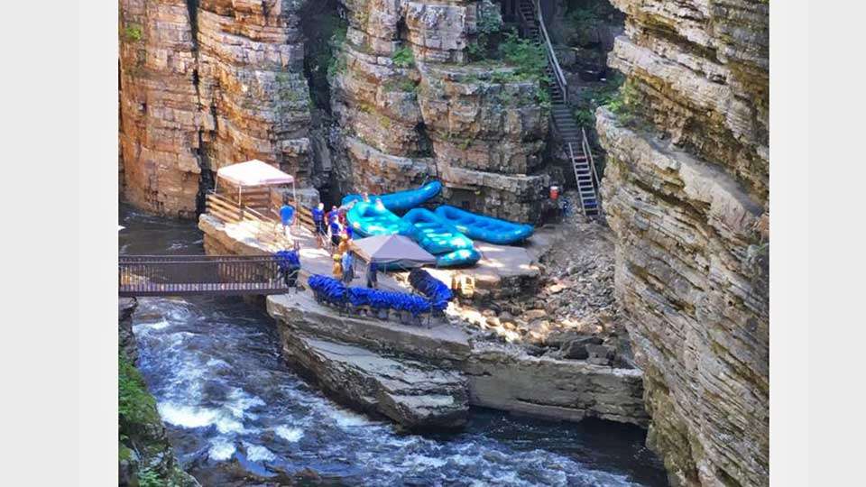 Hartman and company took a look at the rafting operation in the canyon.