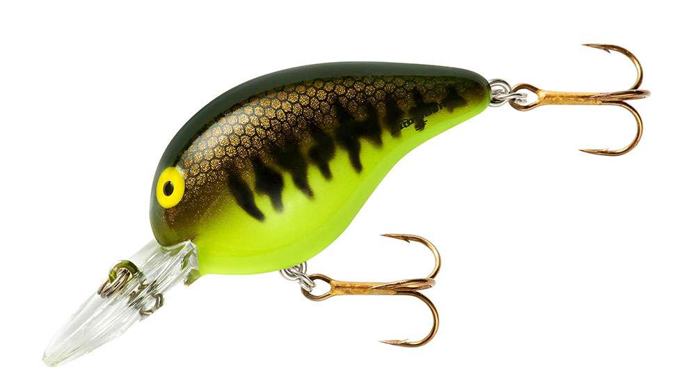 <p>Bomber Fat A</p> <p>This bait is designed with three things in mind: castability, buoyancy and sound, not to mention catching more fish. The 5/8-ounce Bomber Fat A is designed to achieve the maximum casting distance and still maintain accuracy. The âfat-bodyâ design of the 2-inch long Bomber Fat A delivers buoyancy like a wood lure to fish structure more freely without annoying snags. The extra-wide body allows for more rattles creating the maximum amount of sound and vibration no matter the retrieval speed. MSRP: $6.49 