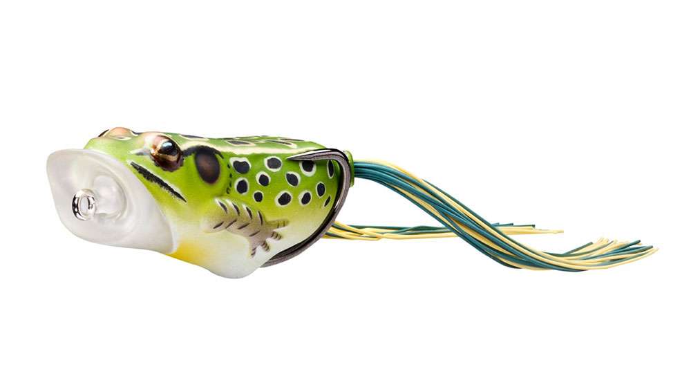 <p>Livetarget Hollow Body Frog Popper</p>
<p> This new addition to the stellar line-up of hollow body topwater lures from Livetarget is the first ever 
