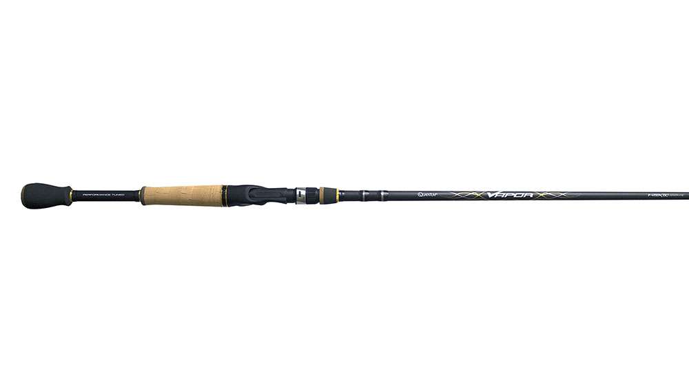 <p>Quantum Vapor rods</p>

<p>Matching much the same cool cosmetics as the affordable Vapor reels that pros Gerald Swindle, Jordan Lee and Shaw Grigsby are using on the Elite Series tour, Quantum has built a brand new series of Vapor rods made of HSX60 top-of-the-line Torayâ¢ graphite, backed by an impressive 5-year warranty. There are nine casting rods and six spinning rods in this affordable collection, constituting a series of high-end sticks for bass anglers, and walleye anglers too. MSRP: 129
