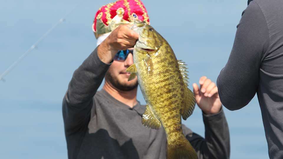 Lee, only 26, had a great week catching smallmouth and has already had an impressive career in bass fishing.