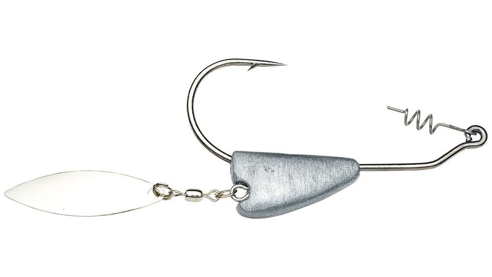 <p>Strike King Belly Blade</p>

<p> Not only will the blade add flash to your favorite swimbait, it also makes it weedless. From slow rolling out deep to target-casting at shallow cover, the Belly Blade is must-have for anyone who wants to catch more big bass! The Tour Grade Belly Blade comes in 1/8-, 1/4- and 3/8-ounce versions. All feature the companyâs exclusive 