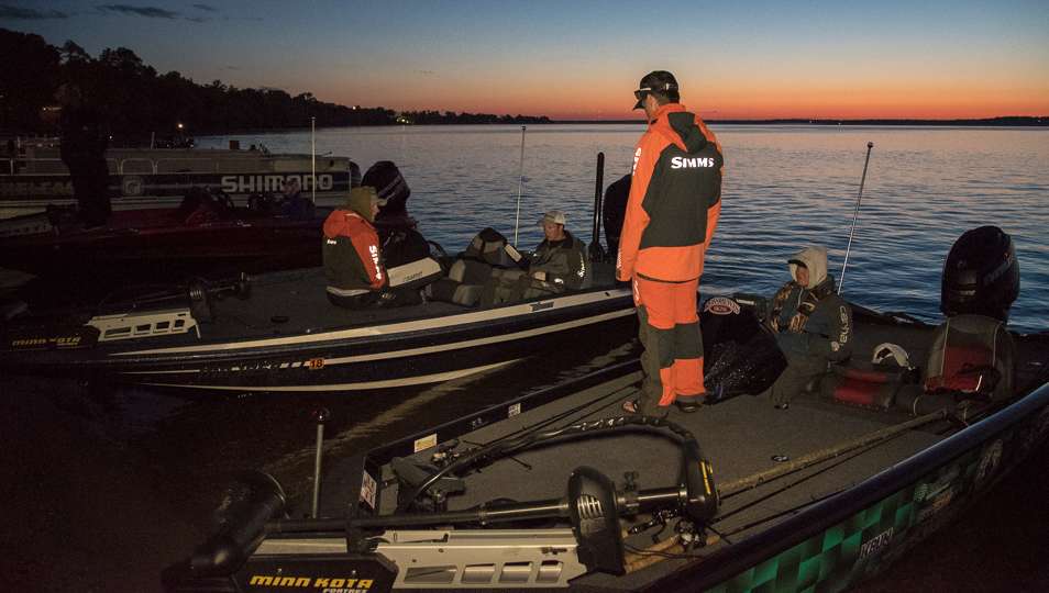 Day 2 dawns at the Carhartt Bassmaster College National Championship presented by Bass Pro Shops. 