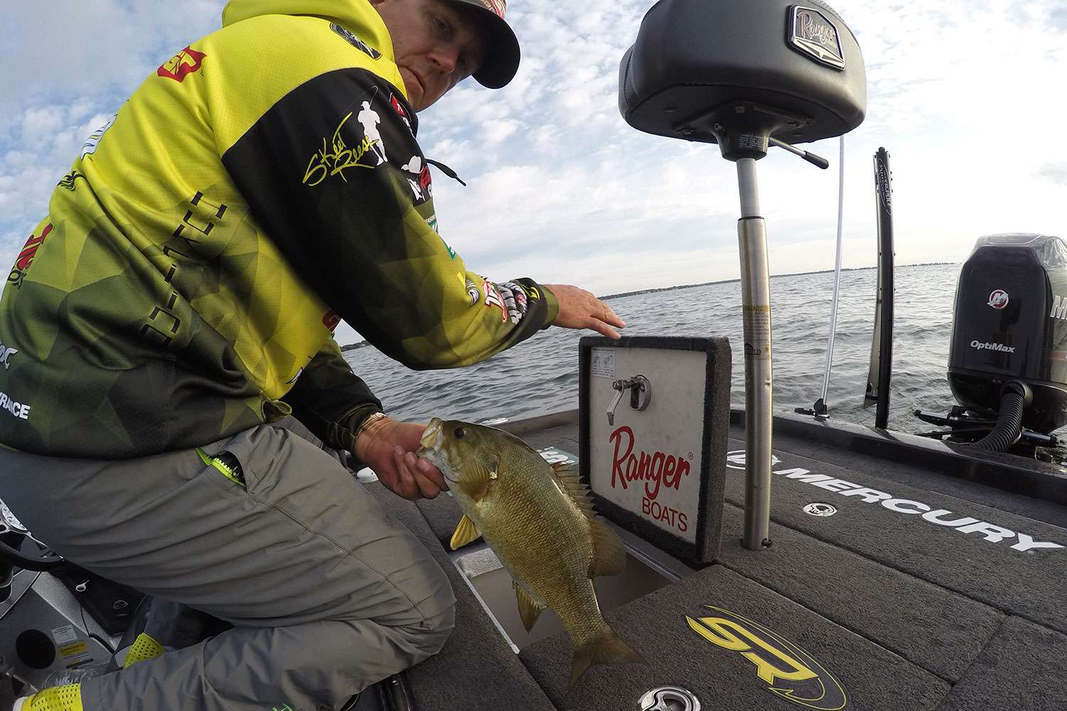 Tag along with Skeet Reese on the first day of the Advance Auto Parts Bassmaster Elite at Lake St. Clair as he makes a run to qualify for the 2017 Toyota Bassmaster Angler of the Year Championship. Enjoy these images through the eye of a GoPro Hero4 with special thanks to Reese's Day-1 Marshal, Don Laporte. 