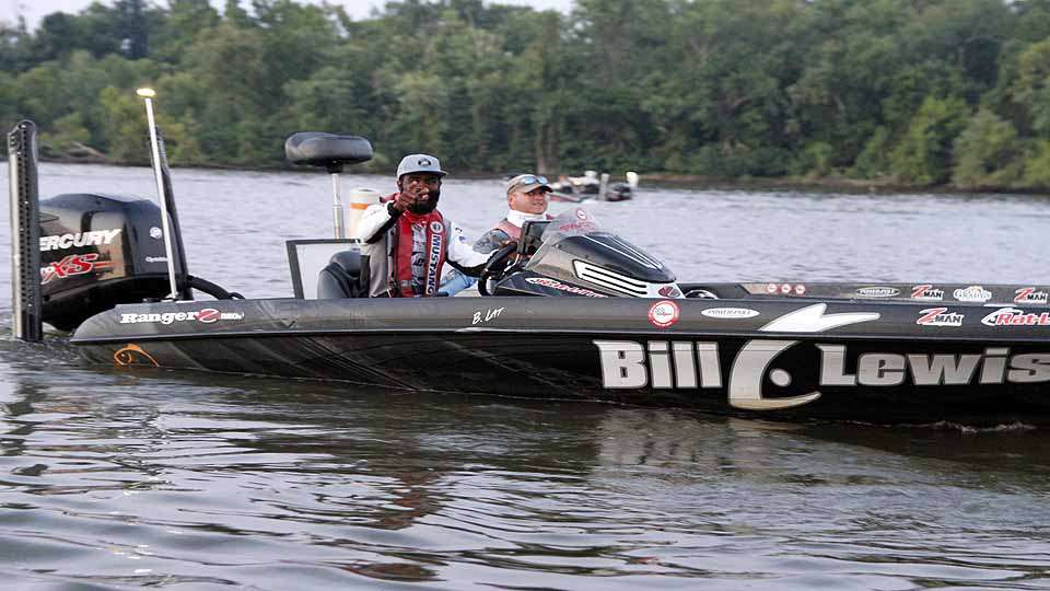 Brian Latimer, aka B. Lat, heads out for the day on the James River. Latimer is an aspiring pro from South Carolina. 