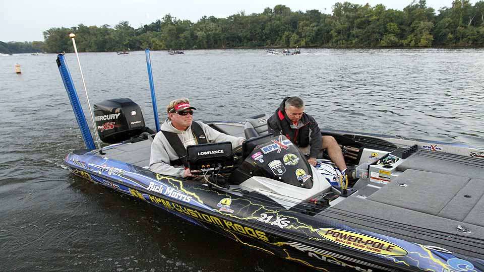 Rick Morris, a native Virginian, heads out for Day 1.