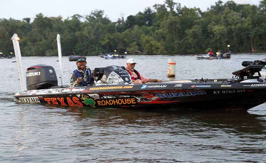 John Hunter is an Elite Series angler staying over to fish the Northern Open. 

