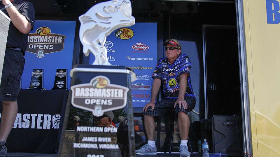 One last angler stands between Rick Morris and the Opens hardware plus a Bassmaster Classic berth.