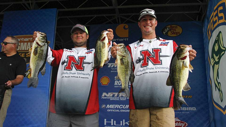 Tyler Rivet and Caleb Naquin of Nicholls State (16th, 11-10)