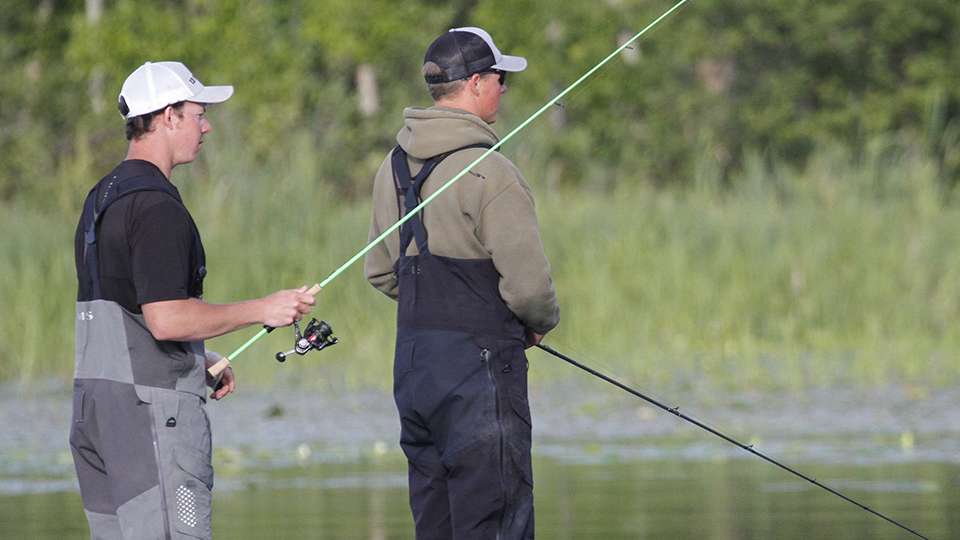 The Swanson's caught their limit by 11 on Day 1 so they weren't worried with the slower start.