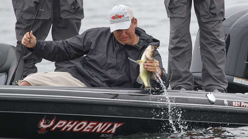 This 2+ pounder was one of his best of the day.
