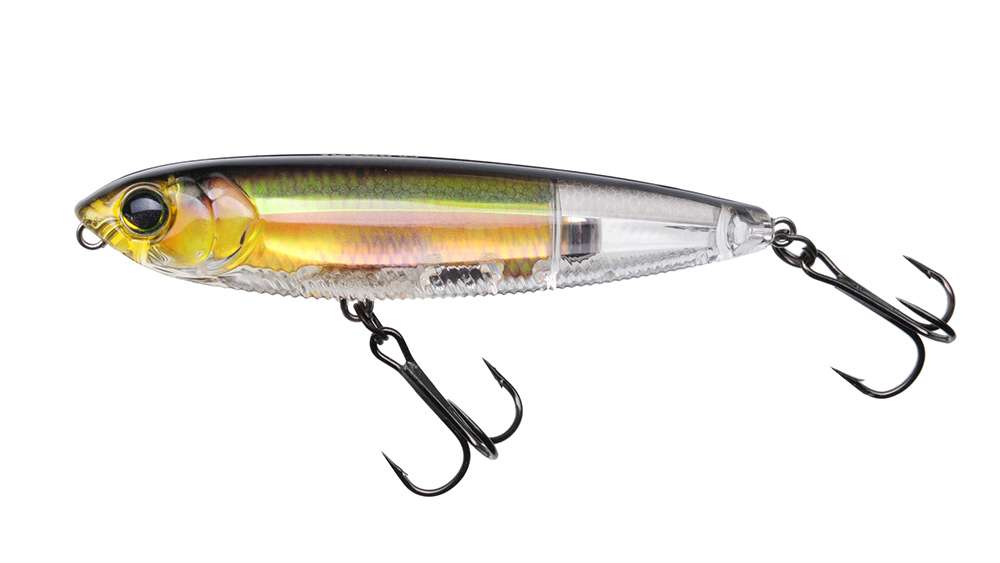 <p>Yo-Zuri 3DR Pencil</p>  <p> The new Yo-Zuri 3DR Pencil is a 4-inch topwater bait that attracts fish with its erratic walk-the-dog action, and it features Yo-Zuriâs patented 3D Prism finish. It weighs 9/16 ounce and is available in six colors. MSRP: $8.99 