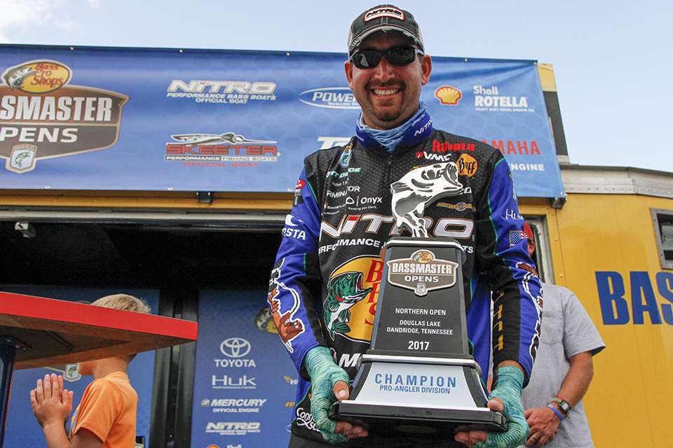 Ott DeFoe gained access to the Douglas Lake headwaters aboard a tunnel hull aluminum rig to win for the second time in three years on his home lake. This year victory came at the Bass Pro Shops Bassmaster Northern Open. Check out DeFoeâs winning lure and those used by the anglers on Championship Saturday.  