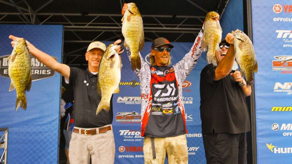 Feider saved his best for last, bagging 26-2 to total an astounding 76-5. The next closest angler was Ehrler, 6-8 back.