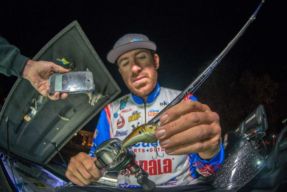 <b>Jacob Wheeler</b><br> Jacob Wbeeler used a wacky rigged drop shot, swimbait and crankbait to finish fourth. For cranking he used a Rapala DT 14.  
