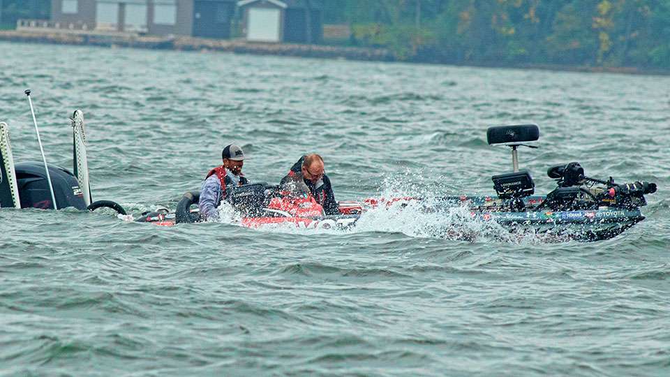 Take a look at what an afternoon with Mike Iaconelli and Jason Christie as they tackle the second afternoon of the 2017 Toyota Bassmaster Angler of the Year Championship.