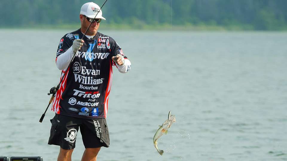 46th place: Hank Cherry (33-8) sits in 33rd in the AOY race and will likely not drop much further. But he could affect other races and anglers, including two anglers sitting behind him in derby standings.