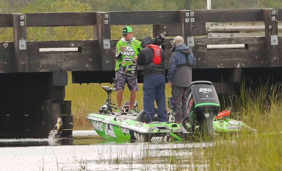 Avena, unlike the other eliminated anglers, was literally one bite away from fishing on Day 3.