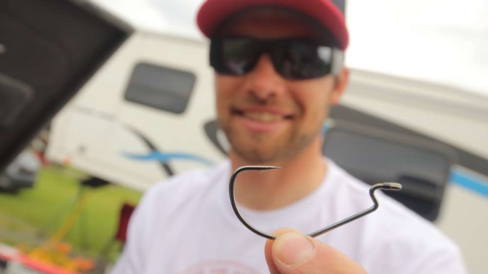 You gotta have a heavy-duty worm hook.