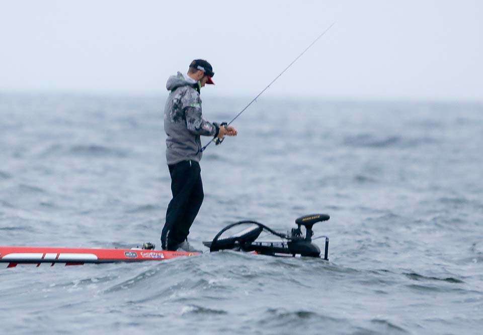 Head out with Brandon Palaniuk as he takes on the second day of the 2017 Toyota Bassmaster Angler of the Year Championship.